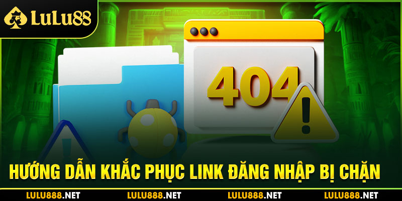 Cách khắc phục trường hợp bị chặn link đăng nhập tại Lulu88